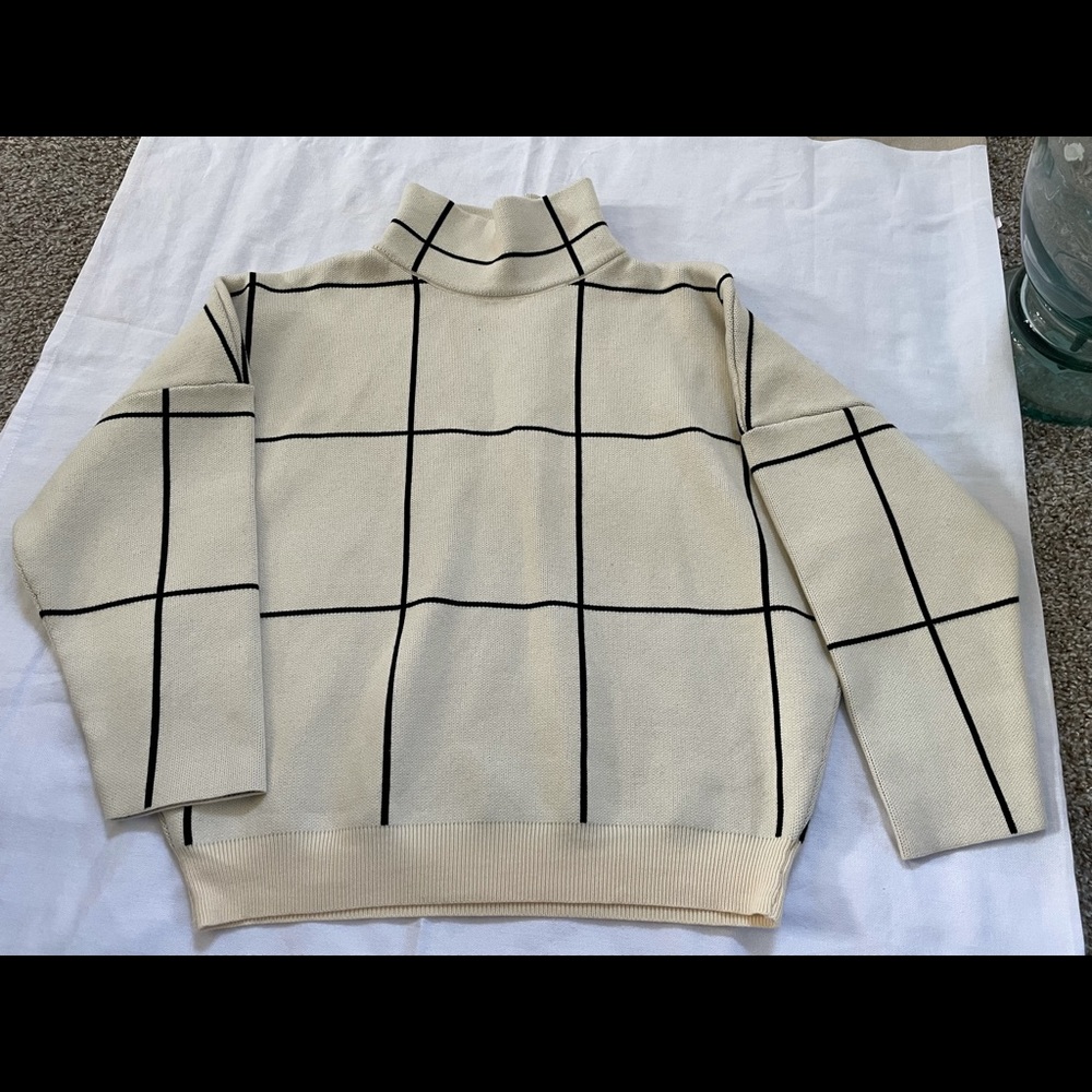 ChicWish Wool Blend Cream Sweater